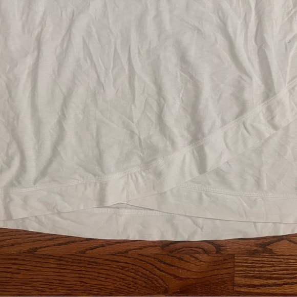 Sigrid Olsen White Relaxed 3/4 Sleeve Casual Tee - Medium - Picture 3 of 8